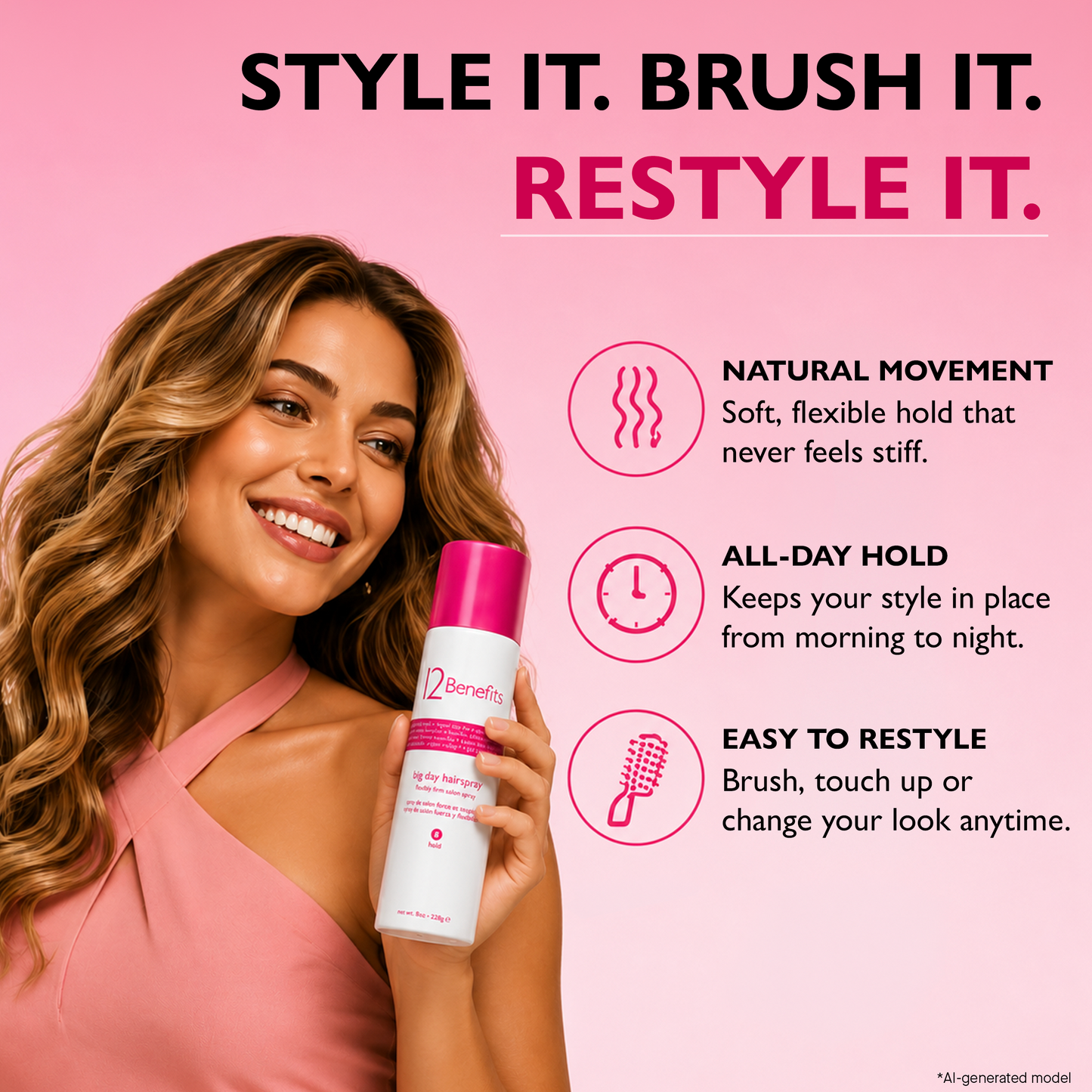 Flexibly Firm Big Day Hairspray